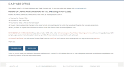 Desktop Screenshot of dapbooks.com